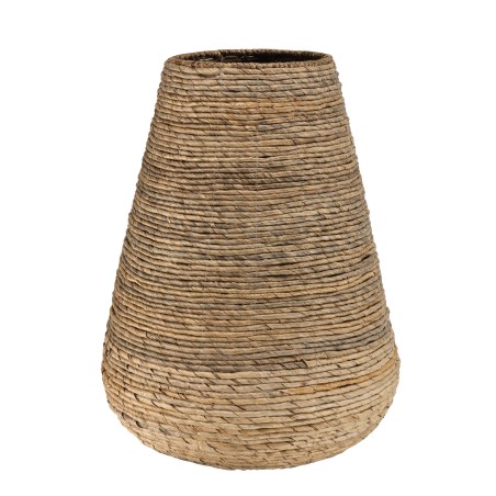 SIXTINE - Medium Plant Pot in Natural Abaca Weave