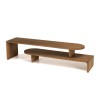 SIXTINE Modular TV Stand 160x40cm - Natural Recycled Teak Wood