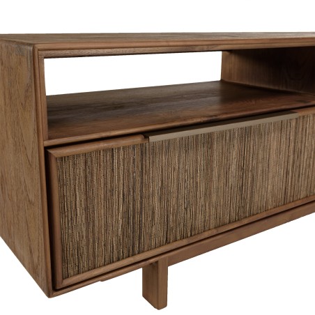 Meuble TV SIXTINE en bois de teck recyclé