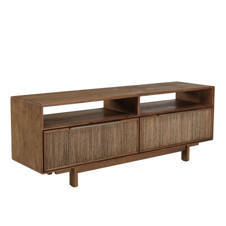 Meuble TV SIXTINE en bois de teck recyclé