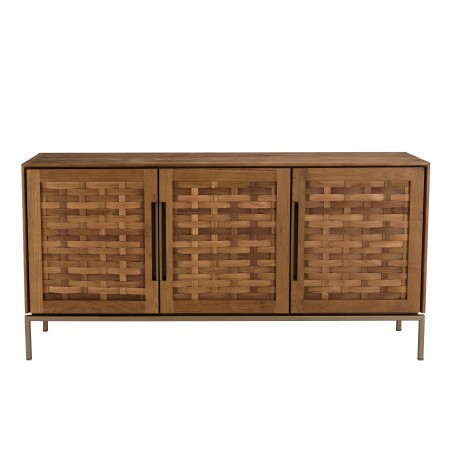 Buffet en bois de teck recyclé 3 portes SIXTINE