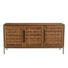 SIXTINE Recycled Teak Wood Sideboard with 3 Doors