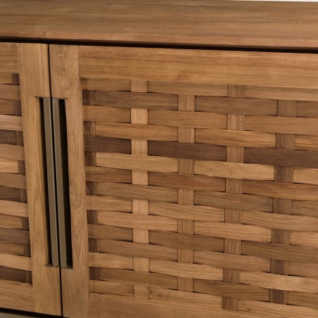 SIXTINE Recycled Teak Wood Sideboard - Elegant Storage Solution
