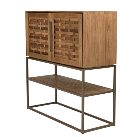 Buffet en bois de teck recyclé SIXTINE