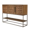 SIXTINE Recycled Teak Wood Sideboard - 3 Doors