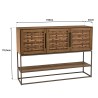 Buffet en teck recyclé 3 portes SIXTINE