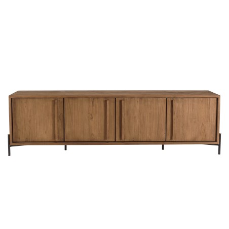 SIXTINE TV Stand - Recycled Teak Wood - 4 Doors