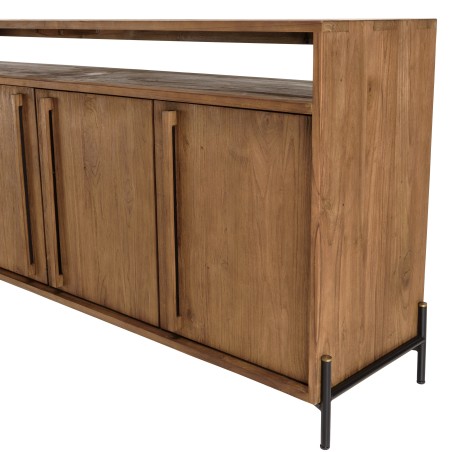 SIXTINE Sideboard - Recycled Teak Wood - 4 Doors & 2 Niches