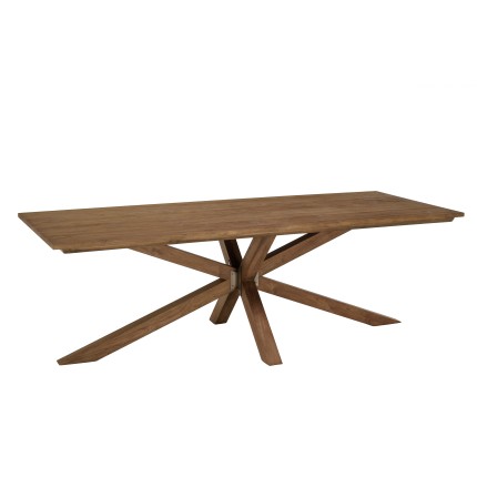 Table à manger SIXTINE en bois teck recyclé