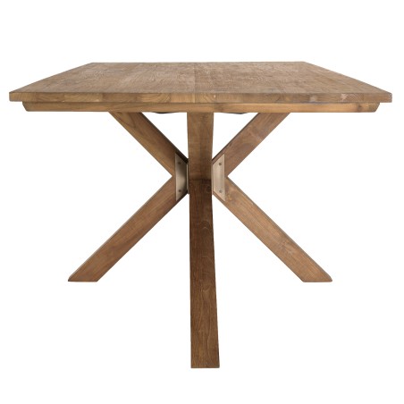 Table à manger SIXTINE en bois teck recyclé