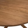 SIXTINE Round Dining Table 130x130cm - Recycled Teak Wood