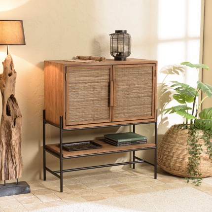 Buffet SIXTINE en bois de teck recyclé