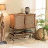 Buffet SIXTINE en bois de teck recyclé