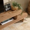 Meuble TV modulable SIXTINE en bois de teck recyclé
