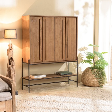 Buffet SIXTINE en bois de teck recyclé