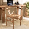 Chaise SIXTINE en bois de teck recyclé