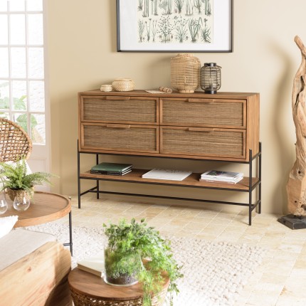 Buffet SIXTINE - Bois de teck recyclé