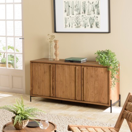 Buffet SIXTINE en bois de teck recyclé