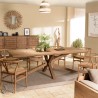 SIXTINE Rectangular Dining Table 240x100cm | Recycled Teak Wood