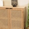 MARCEAU Sideboard with 3 Drawers and 2 Doors - Natural Cane Finish