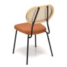 Lot de 2 chaises AGATHE en métal noir
