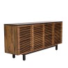 ALIX Mango Wood Sideboard with 4 Open Doors