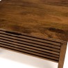 ALIX Square Coffee Table 70x70cm - Mango Wood with 2 Drawers
