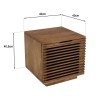Chevet ALIX en bois de manguier 1 porte