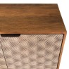 ALIX - Buffet en bois de manguier 4 portes