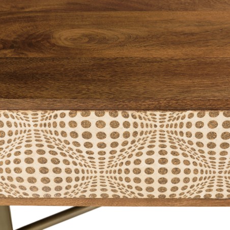 Table basse ALIX en bois de manguier