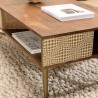 Table basse ALIX en bois de manguier