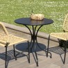 VIANNEY Round Garden Table for 2 - 70 x 70 cm