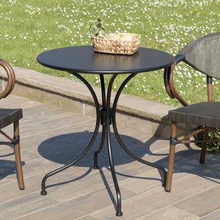Table de jardin ronde VIANNEY 2 personnes