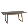 HECTOR Houston Garden Furniture - Concrete-Look Resin and Acacia - 4/6 People