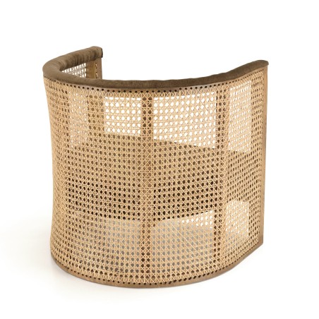 Fauteuil ISA en manguier et rotin