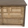 Table basse ISA en bois de manguier foncé