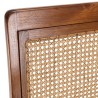 Fauteuil WALLY - Bois Mindi et cannage foncé