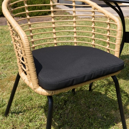 Lot de 2 fauteuils MALO en rotin synthétique
