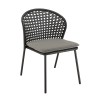 Lot de 2 chaises MALO rotin synthétique noir