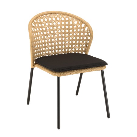 Lot de 2 chaises rotin synthétique MALO