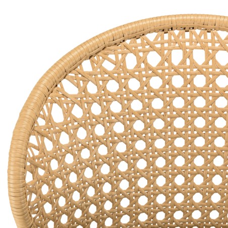 MALO - Set of 2 Natural-Coloured Rattan Chairs