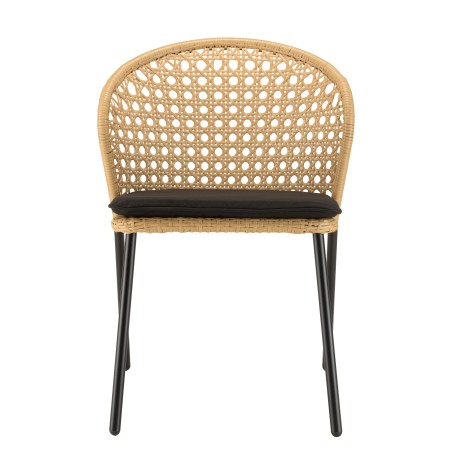 Lot de 2 chaises rotin synthétique MALO