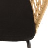 Lot de 2 fauteuils MALO en rotin synthétique