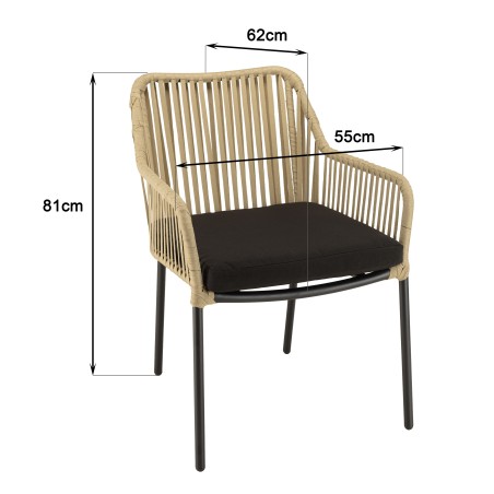 MALO 2-Seater Garden Set - Stylish Outdoor Furniture