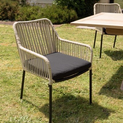 Lot de 2 fauteuils MALO en cordage naturel