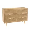 Commode RODRIGO - Bois naturel 3 tiroirs