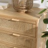 Commode RODRIGO - Bois naturel 3 tiroirs