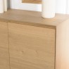 Buffet MAXENDRE couleur naturelle 2 portes 3 étagères
