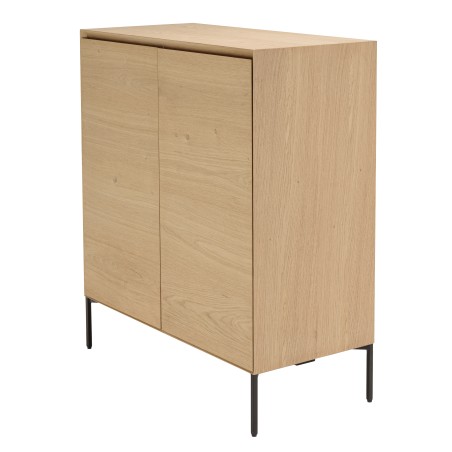 Buffet MAXENDRE couleur naturelle 2 portes 3 étagères