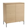 MAXENDRE - Natural-Colored Sideboard with 2 Doors, 3 Shelves